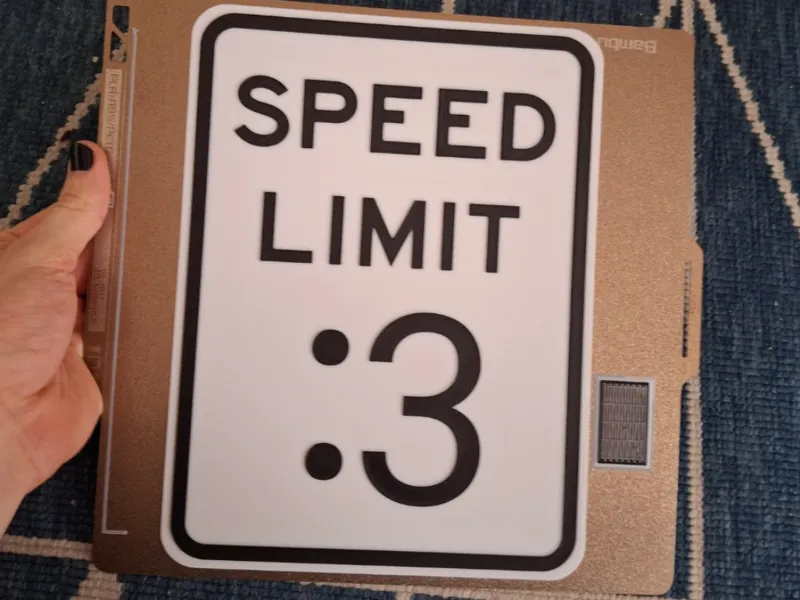 Speed limit :3