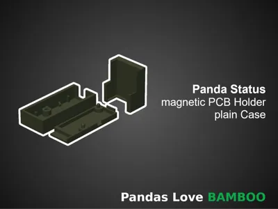 Panda Status RGB v1.0 magnetic PCB Holder