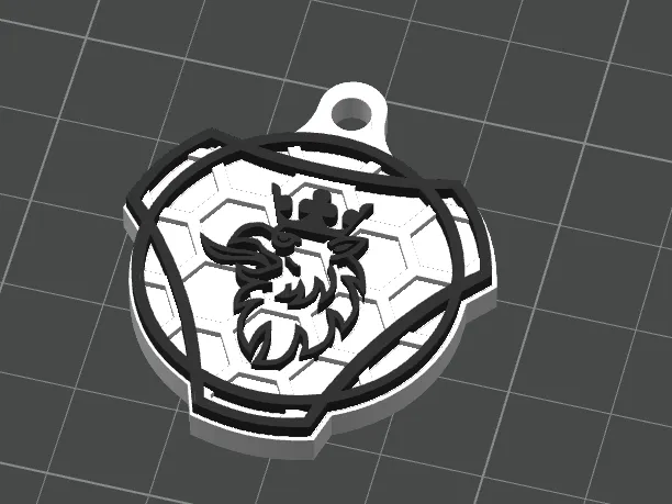 Scania Keychain with honeycomb
