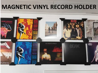 Magnetic Vinyl Record Wall Mount