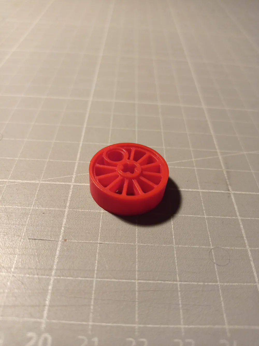 Train Wheel medium Blind 24mm by Tiziano - MakerWorld