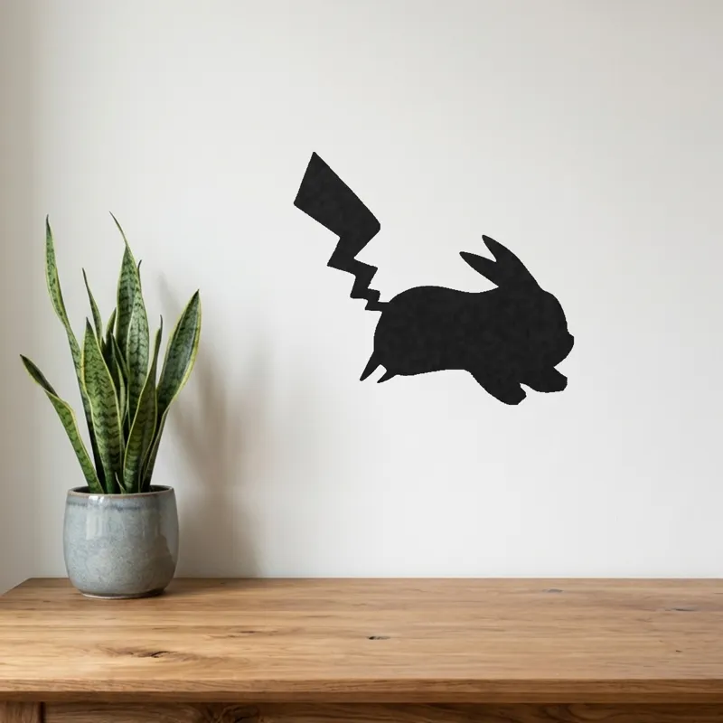 Wall art Pikachu