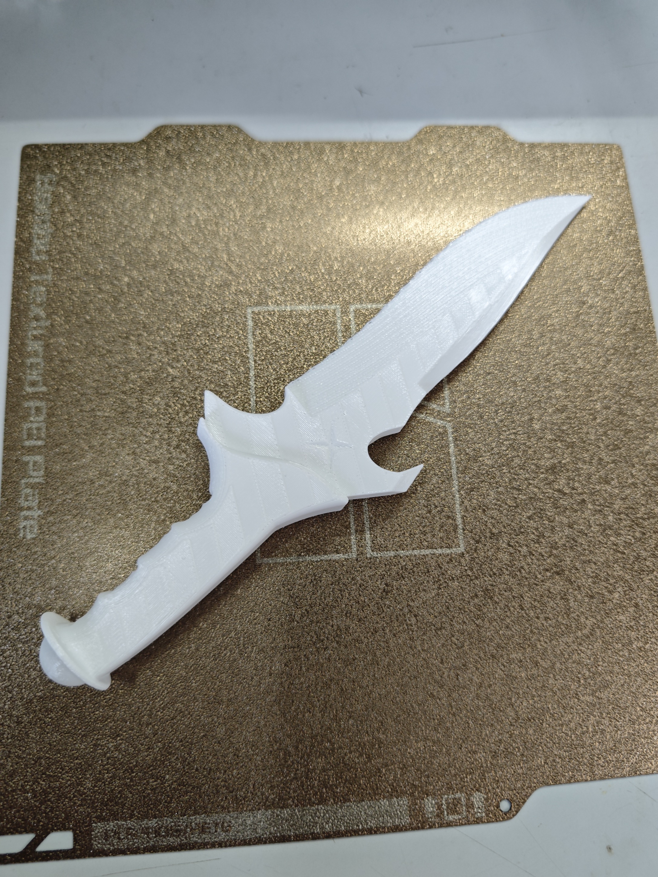 Miniatura 2 do modelo 3D 匕首 仅7g20分钟快速打印