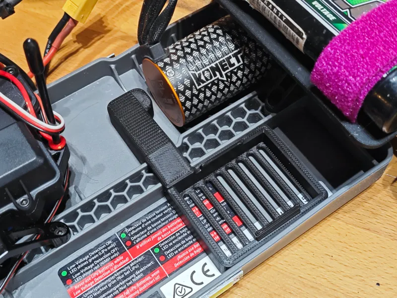 Support ESC Konect 50A pour Traxxas 4 Tec.