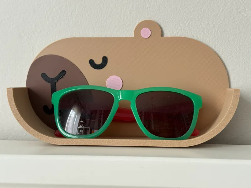 Chill Capybara" Glasses Holder