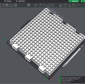 Stained Glass Cutting Grid