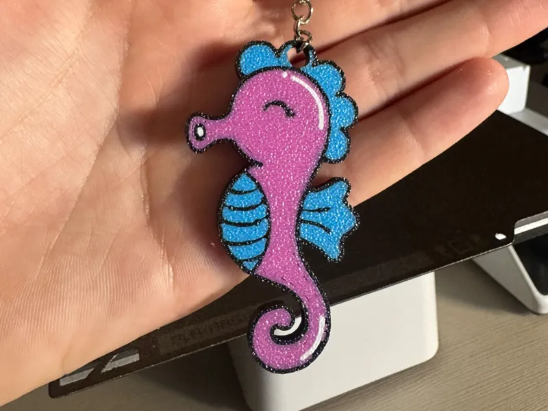 Seahorse Keychain