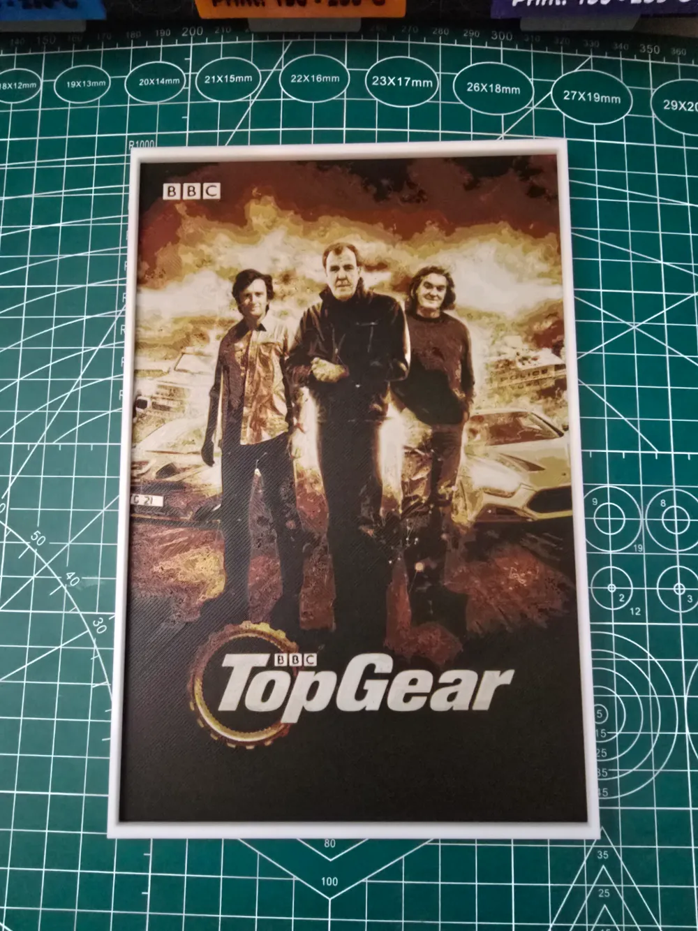 Top Gear Poster - Hueforge Art by Lumpy3D - MakerWorld