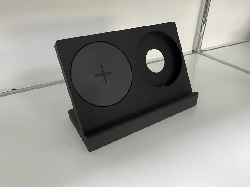Ikea LIVBOJ wireless charger double phone stand