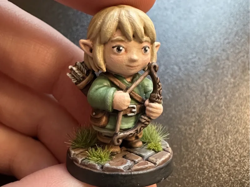 Tiny Marksman–Kawaii Elv Archer (Cute DnD Series)