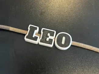 Varsity Letters and Numbers Beads for Paracord