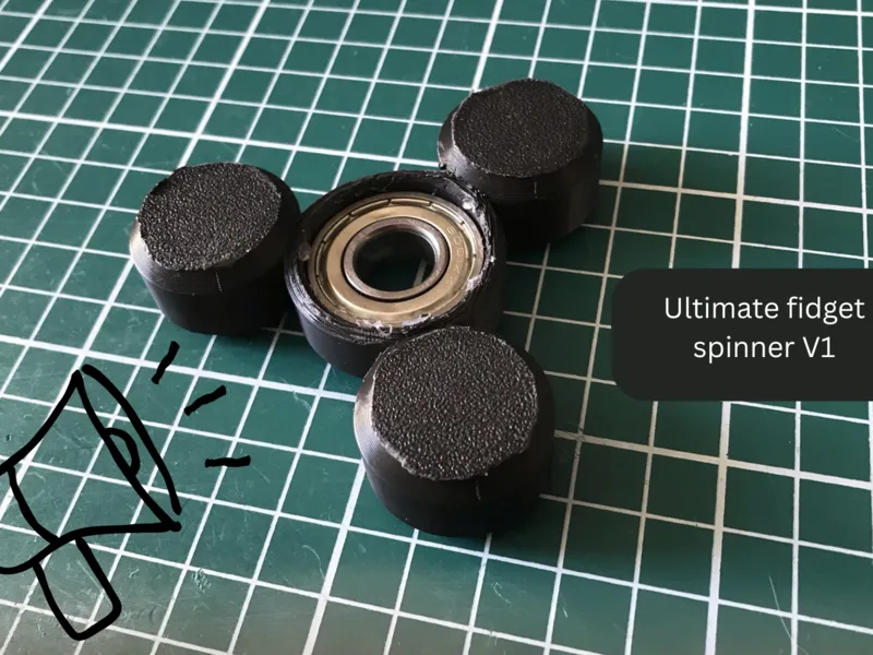 Ultimate Fidget spinner for 28mm bearing