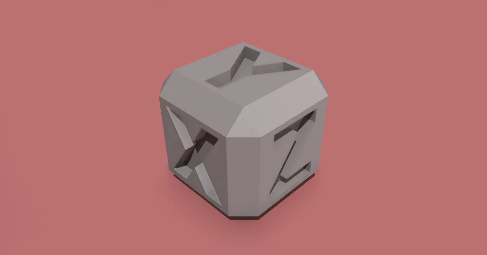 15-minute printer calibration test cube, 20mm³ by GEEK 3D MakerWorld ...