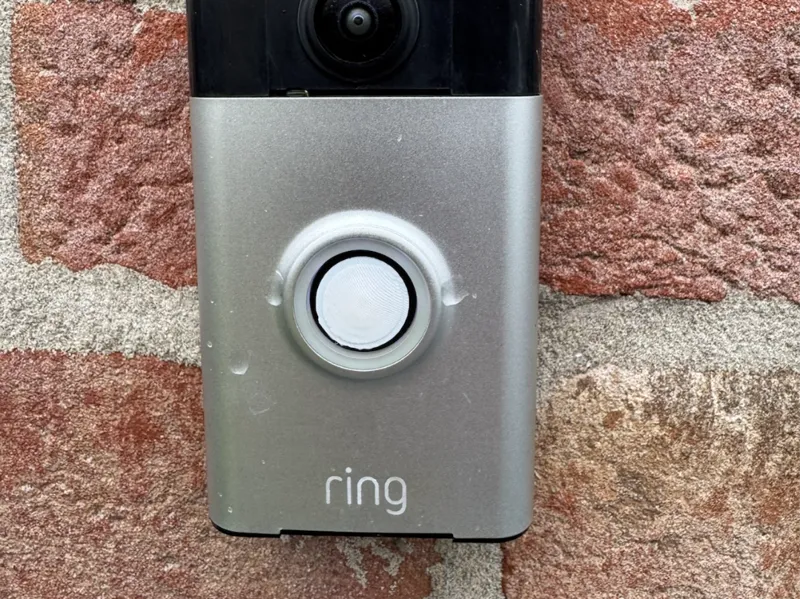 Ring battery video doorbell button
