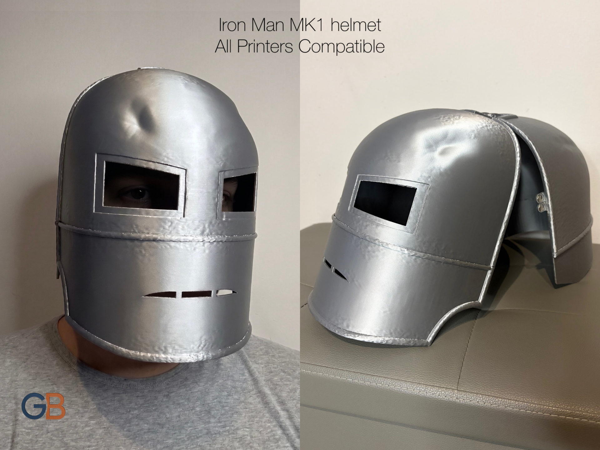 Iron Man MK1 Helmet | A1 Mini & All Printers - 1