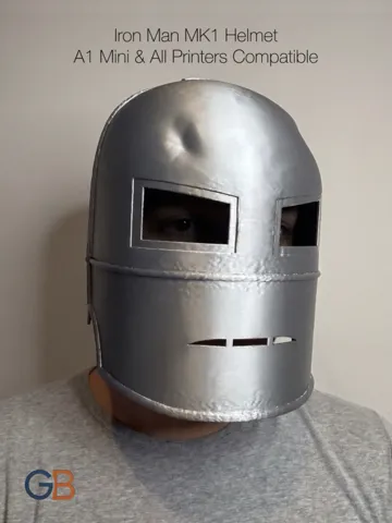Accesorio para impresora 3D: Iron Man MK1 Helmet | A1 Mini & All Printers — vista de referencia 2
