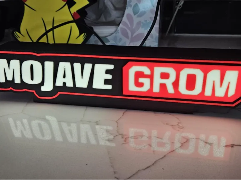 Arrma Mojave Grom Light box with stand 