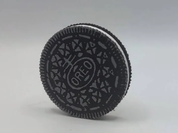 The OR-E-NO FlatForge (HueForge) 3D Printed Oreo