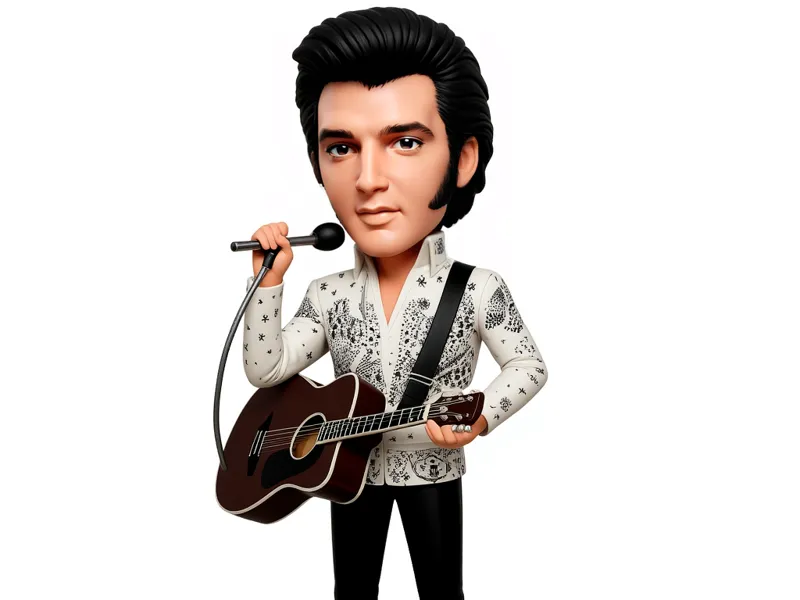 Retro Elvis Presley Figurine
