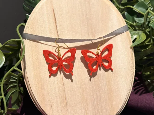 Boucle d'oreilles papillon