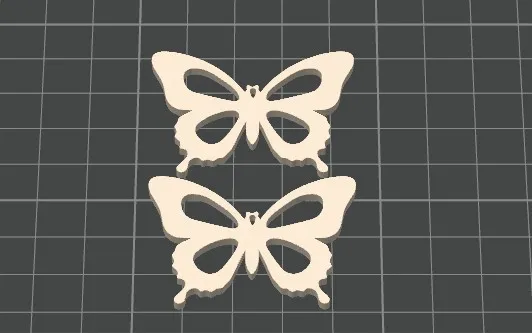Boucle d'oreilles papillon view 2