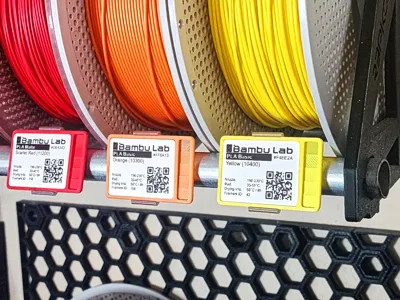 Filament Swatches/Labels for RepRack