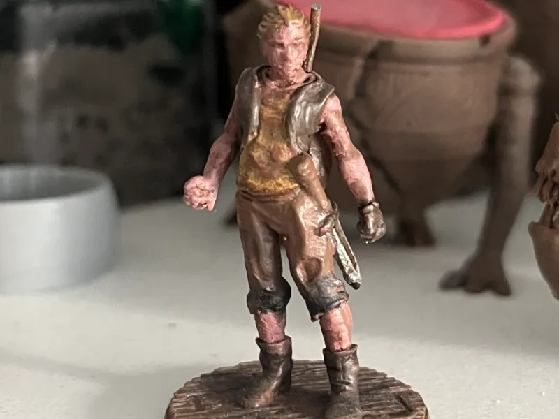 Simple Bard miniature