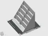 TI-99 4A Cartridge Stand - 10 carts
