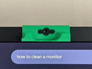 LG UltraFine 5K iPhone 14 Pro mount
