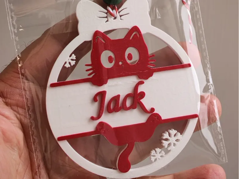 Christmas ball for kittens