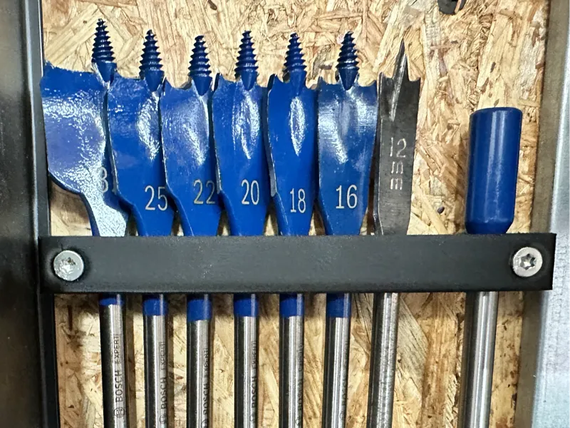 Wood Spade Drill Bit Set holder