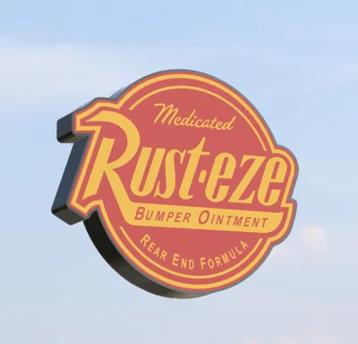 Rust-eze from Disneys Cars Lightbox by Suptand - MakerWorld