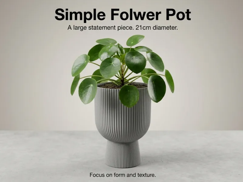 Simple Flower Pot