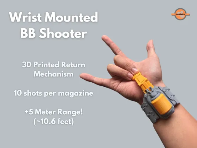 Spidey BB Shooter MK-I | Fully 3D Printed
