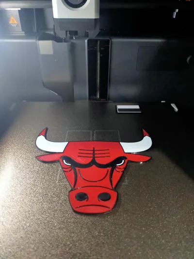 Chicago Bulls Plaque Multi-Color by bkprint3d - MakerWorld