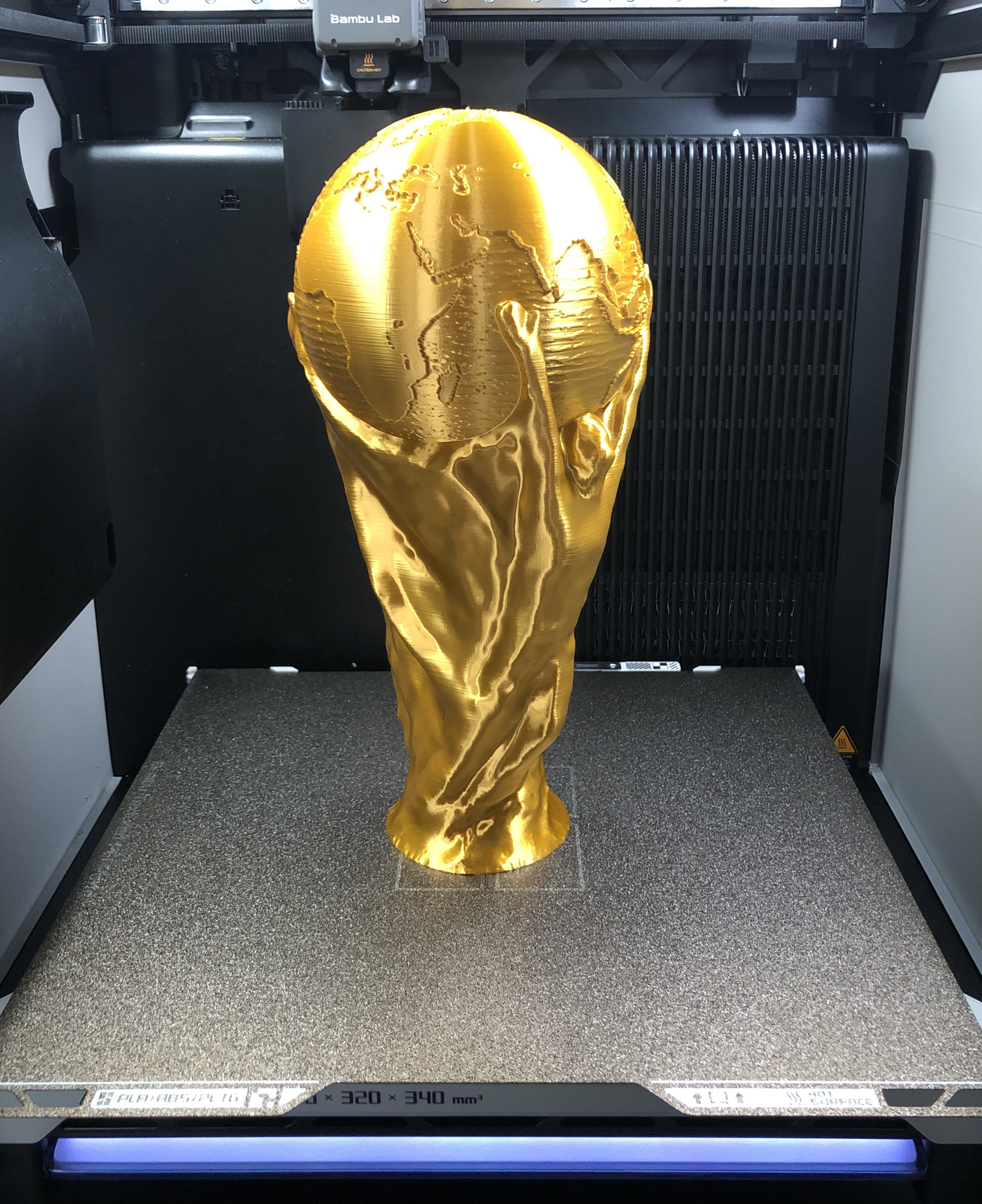 3Dプリント ワールドカップ FIFA トロフィー - 実物大 1:1 - AMS不要