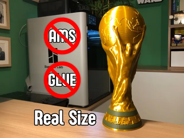 World Cup FIFA Trophy - Real Size 1:1- NO AMS