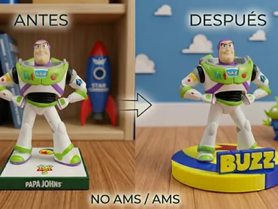 Buzz Lightyear Improved Display Stand(AMS & NOAMS)