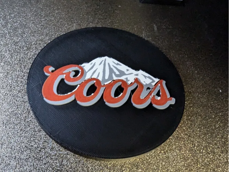 Coors coaster