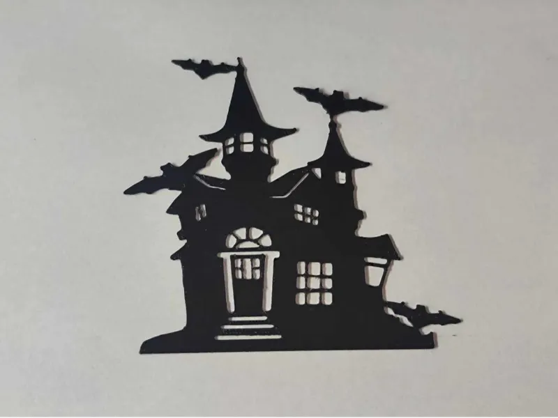 Halloween Spooky House Wall Decor