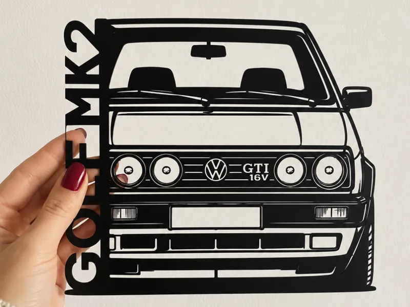 Silueta VW Golf GTI 16v Mk2