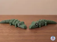 3 colored crocos