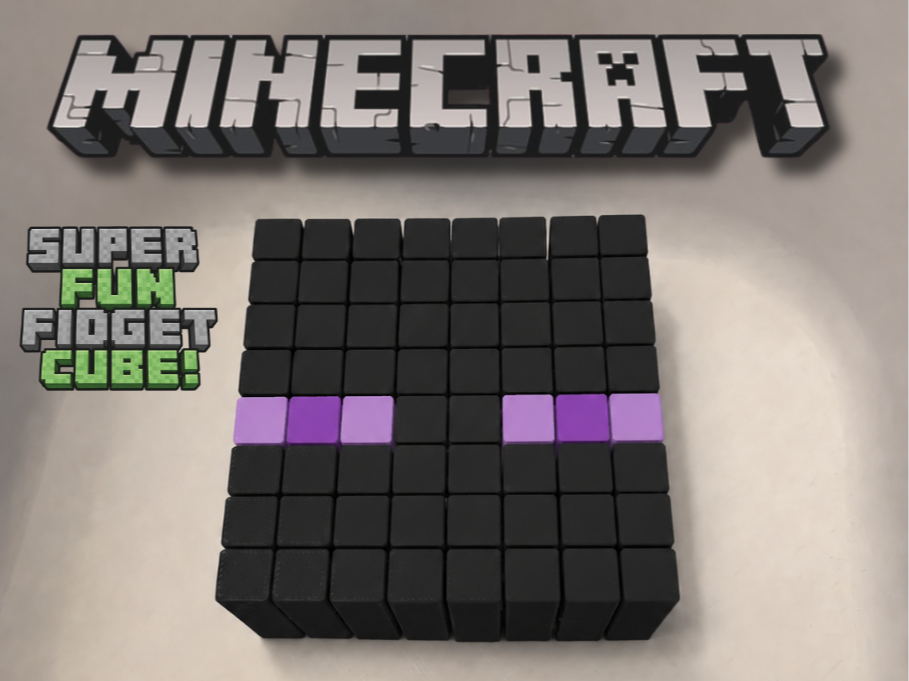 Minecraft Enderman fidget cube