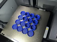 8x pucks, mesh, PETG, 0.2mm layer, 2 walls, 15% infill