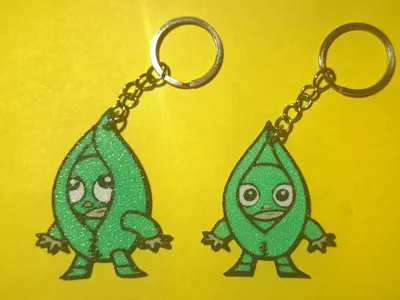 Frijolito keychain - Mucha Lucha