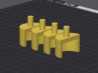 Suporte para bastão de 1pol