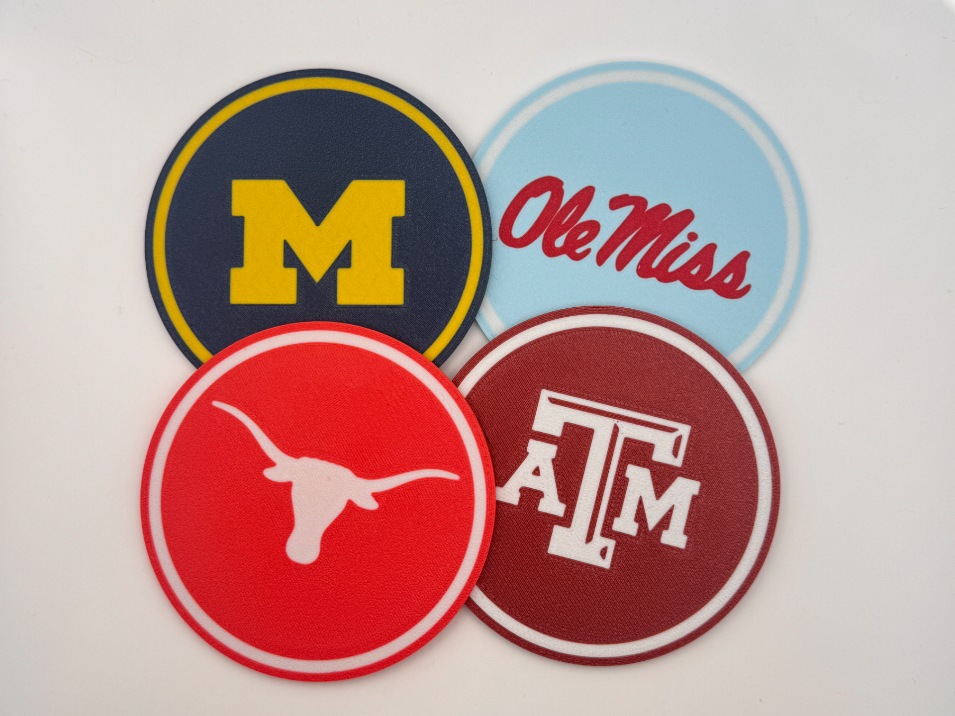 Miniatura 1 do modelo 3D NCAA Coasters