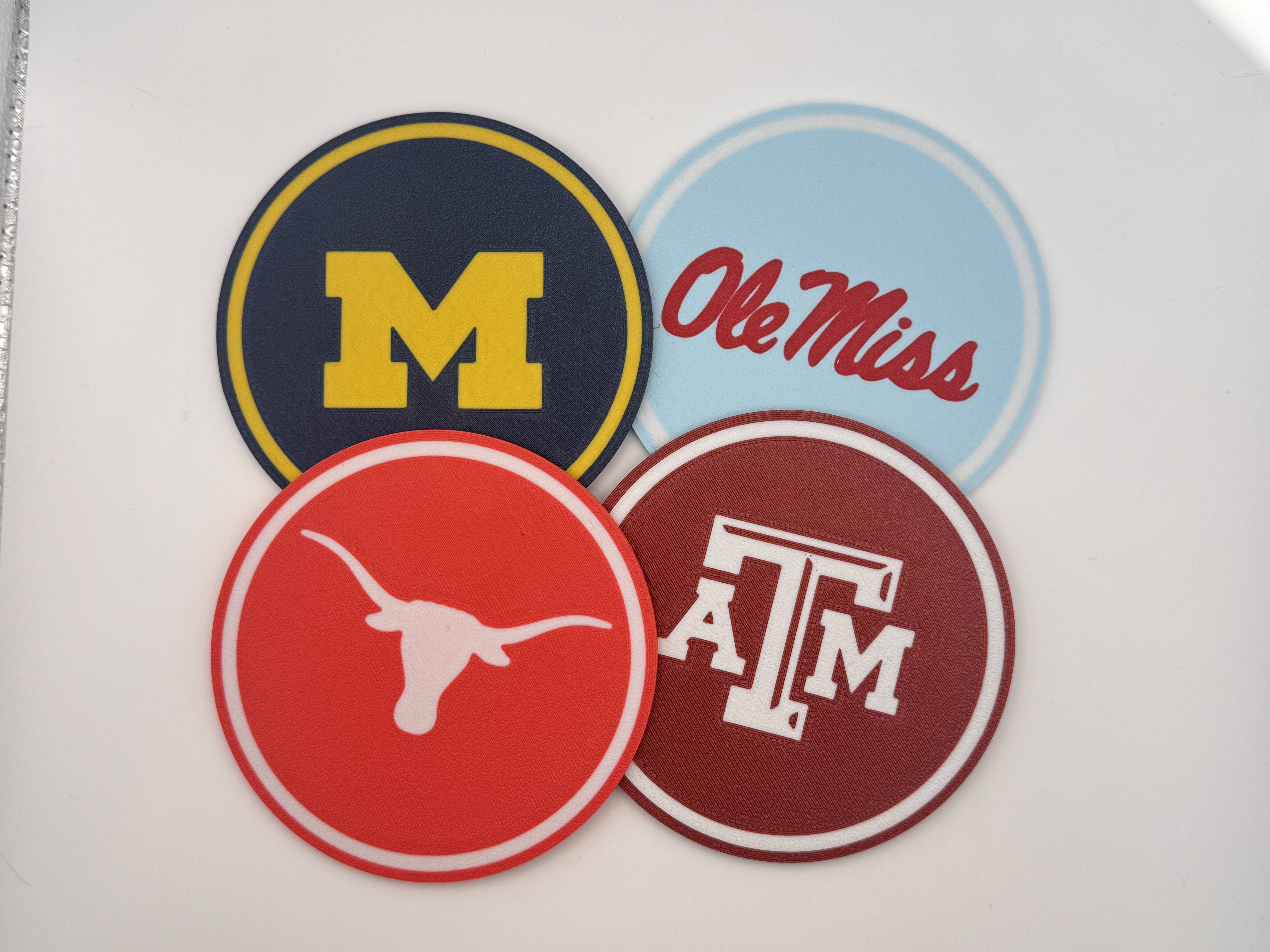 Miniatura 5 do modelo 3D NCAA Coasters