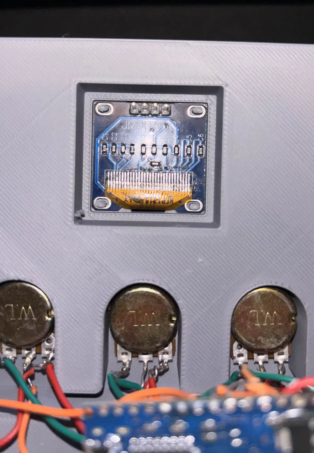 0.96in OLED Display Faceplate/Template - Free 3D Print Model - MakerWorld