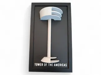 Section of Tower of The Americas